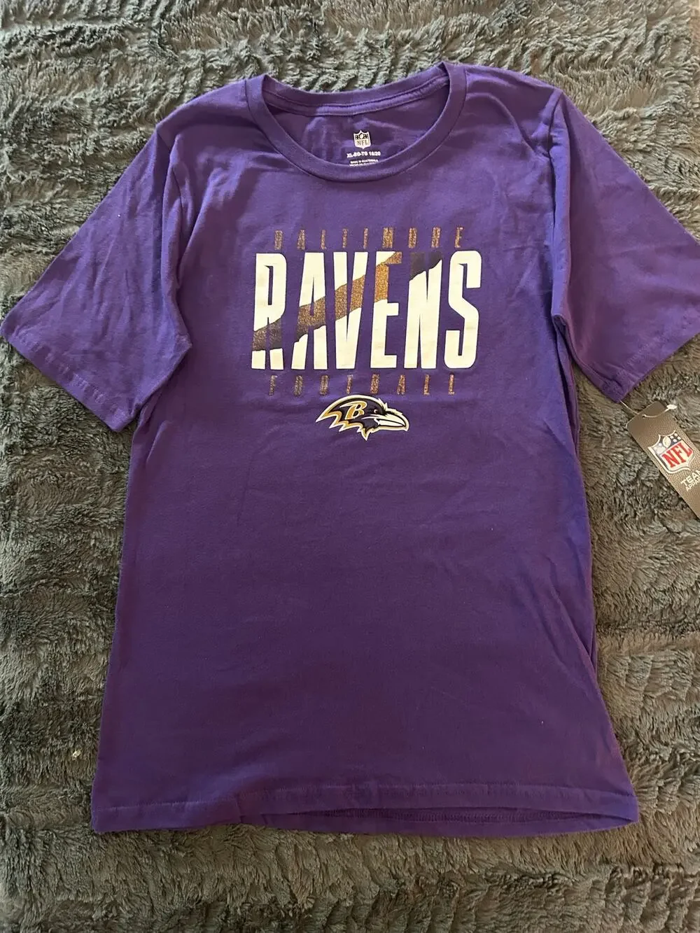 Baltimore Ravens NFL Youth XL Purple T-Shirt (NWT)